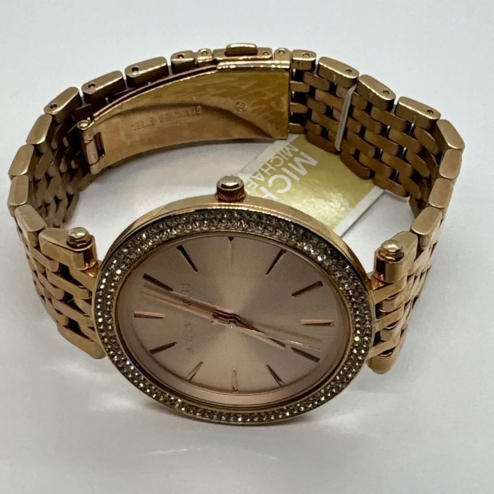 Michael Kors Darci MK3192 Women Rose Gold Analog Dial Quartz Wrist Watch JNA293